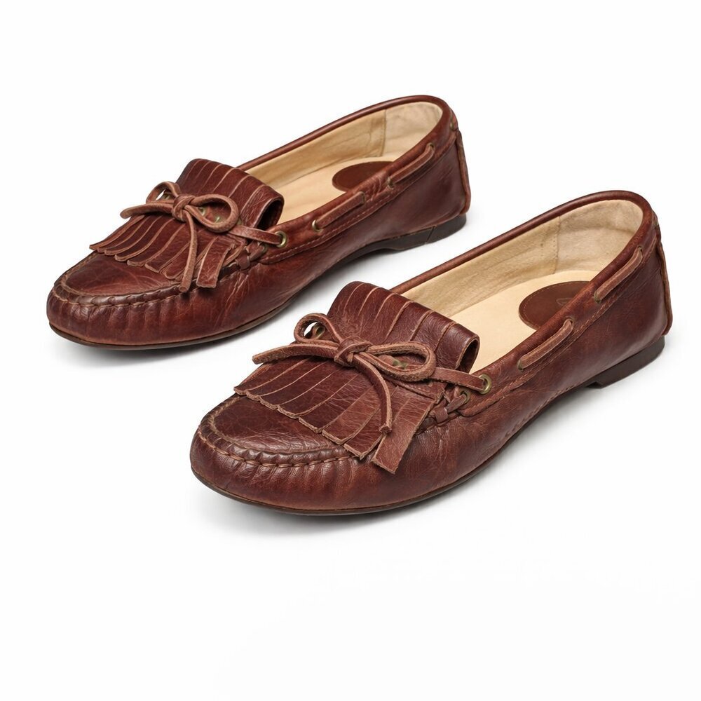 FRYE Women’s Reagan Kiltie Moccasin Shoes Size 8M